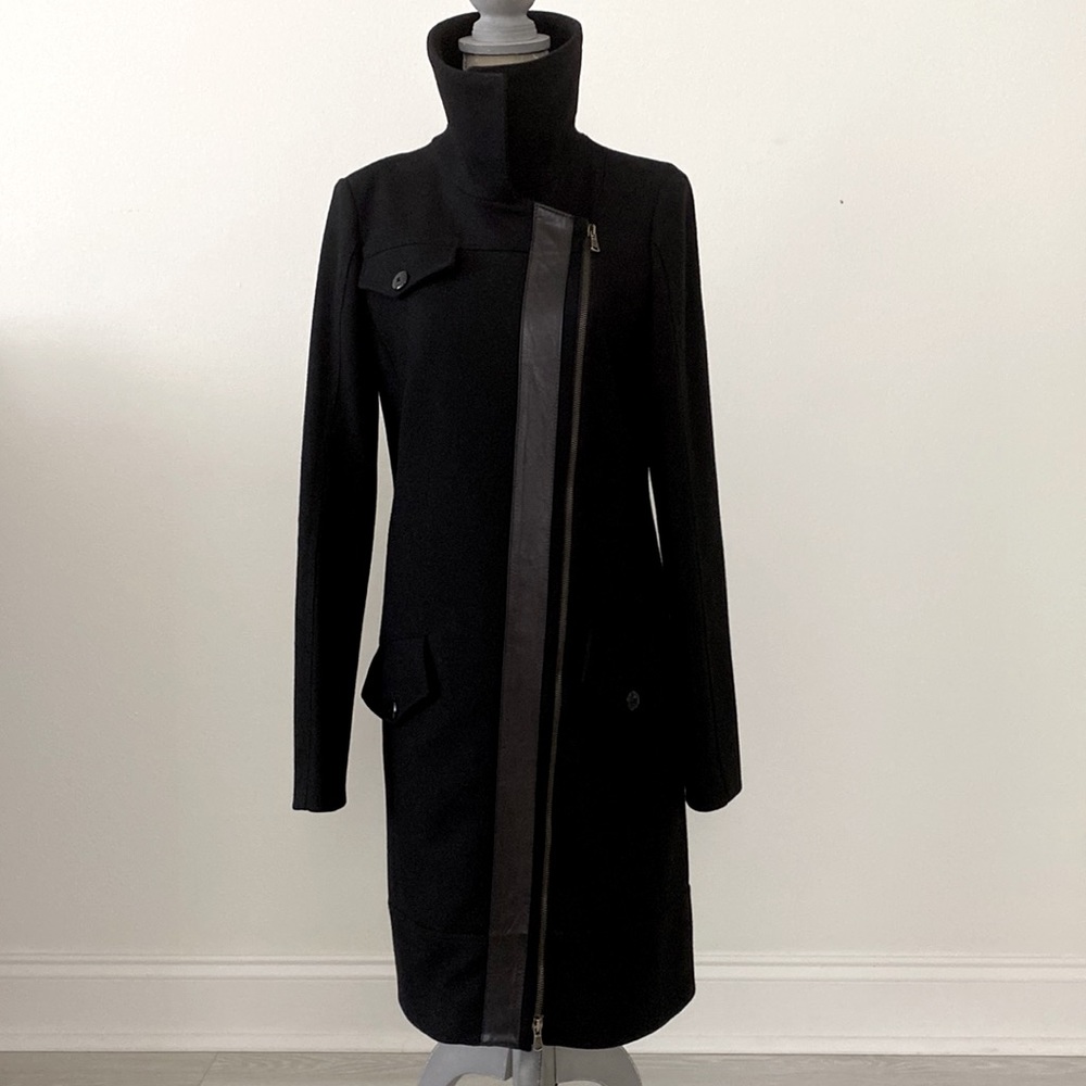 Patrizia Pepe Wool Black Coat